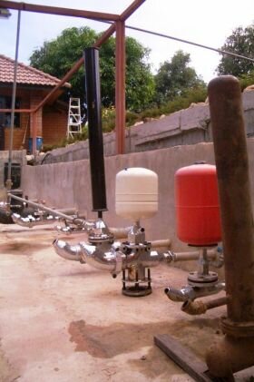 ram pump test air chamber pressure vessel