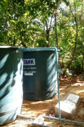 village tanks collection delivery water ram pump